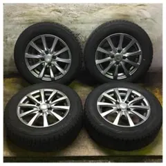 マナレイRoad Max14インチアルミホイール+山ありスタッドレスタイヤ付き4本 185/65R14 14x5.5j+38 4H-100 エアウェイブ/モビリオ他に 2025年最新Yahoo!オークション -マナレイ 14の中古品・新品・未使用