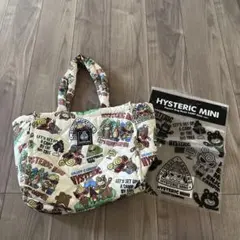 HYSTERIC MINI キャンプ柄トートバッグ