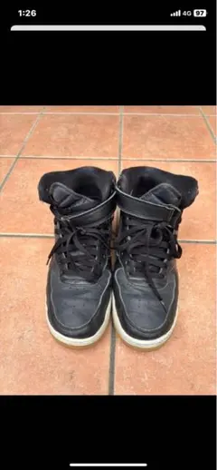 エアフォース1 ブラック　28.5