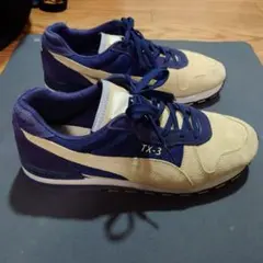 PUMA TX-3 スニーカー ネイビー ベージュ 28cm
