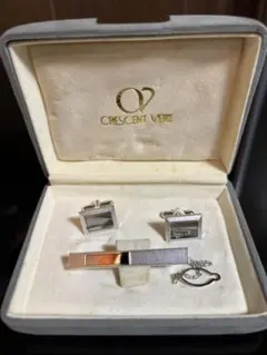 CRESCENT VER ネクタイピンとカフスボタンセット