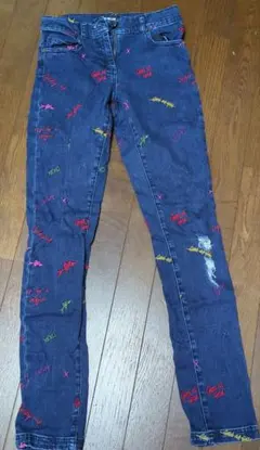 ハウスオブホーランド　刺繍　デニムパンツ