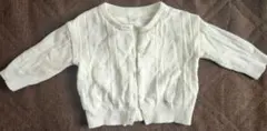 H&M ケーブルニットカーディガン 6M