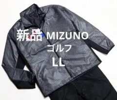 新品 ミズノ ゴルフ メンズ ブルゾン ブレスサーモ 発熱 保温 撥水 ブラック