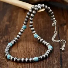 インディアンジュエリー ネックレス ターコイズ アメカジ ナバホ族 ボヘミアン