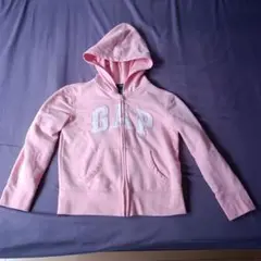 GAP ピンク ジップアップパーカー