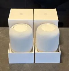 【メルカリ最安値】Apple Pod 第二世代 ホワイト 2台セット 2026年最新】homepod 2世代の人気アイテム - メルカリ