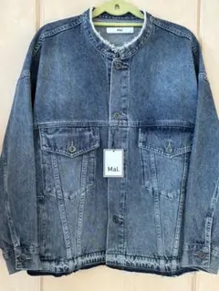 新品　タグ付き★Mal. オリジナル　デニム　ジャケット　rerere さん Mal. レレレさんオリジナルデニムジャケット ブルー Mal. レレレさん