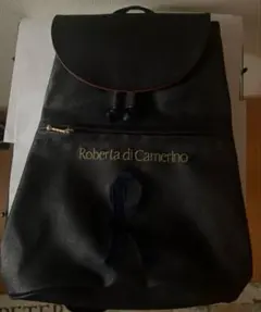 Roberta di Camerino Rロゴ リュック 黒系 美品のサムネイル