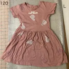 BABY PINK HOUSE 半袖ワンピース ピンク Lサイズのサムネイル