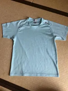 水色 ポリエステル Tシャツ