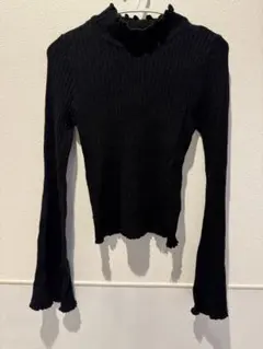 FOREVER 21 ブラックリブニット