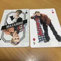 超特急マサヒロ　トランプ風トレカ