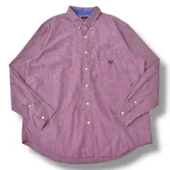 CHAPS ラルフローレン 長袖 ストライプ ボタンダウン シャツ XL