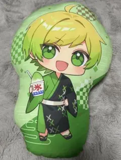 AMPTAKxCOLORS クッション 浴衣 かき氷　ぷりっつ