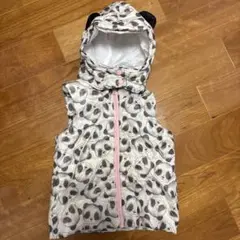 H&M パンダベスト　キッズ　3〜4歳