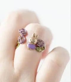 Flower Miffyパルナートポックコラボ フラワーリング トルコキキョウ
