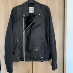 （美品）MONCLER　黒　シングルライダースジャケット 　L 2025年最新】MONCLER メンズ シングルライダースの人気アイテム - メルカリ