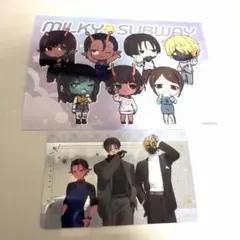 銀河特急ミルキーサブウェイ 京都IP書店 ミニブロマイド ステッカー