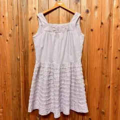 ピンクハウス　ピコフリル　ノースリーブ　ローンチュニック　ゆったり