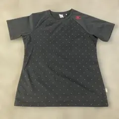 Mizuno ラグランスリーブ Tシャツ L 黒/ピンク