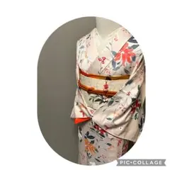 新品【帯セット】九重 浴衣 2万円相当 綿麻 椿柄◆日本製さんび帯 新品【帯セット】九重 浴衣 2万円相当 綿麻 椿柄◇日本製さんび帯