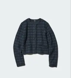 ニットショートジャケット　カーディガン