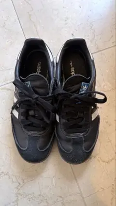 リ*サ様 adidas ブラック スニーカー SAMBA