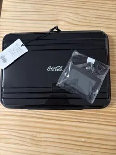 【非売品】Coca-Cola ZERO ブラック PCケース、パスケース付き