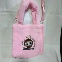 ウサギキャラクター刺繍ボディバッグ