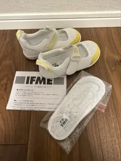 IFME 上履き 16.5 ホワイト/イエロー　未使用品