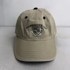 【US古着】MANGROVE BAY ビンテージ ベースボールキャップ ベージュ