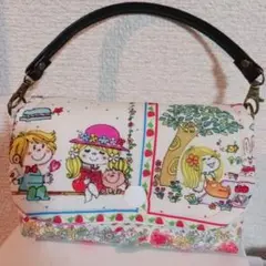可愛い❤イラストのコットンポーチ