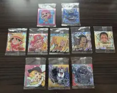 ワンピースウエハースシール８種セットと２種おまけ