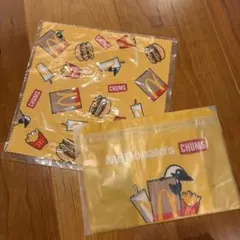 【新品】 マクドナルド 福袋 チャムス ジッパーポーチ クリーナークロス