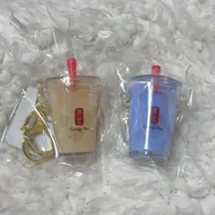 ゴンチャ キーホルダー タロ　ミルクティー ノベルティ 貢茶 タピオカ　セット