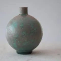 スタジオ セラミック スウェーデン Isak Isaksson 12CM一意花瓶