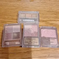 CEZANNE & CANMAKE アイシャドウパレット 4点セット