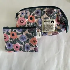 kippis ポーチ 2点セット 花柄