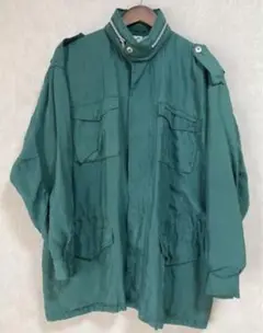 80s 90s シルク素材 M65タイプ ジップアップジャケット