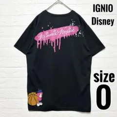 イグニオ　Tシャツ バスケ　ディズニー　ミニープリント　黒　練習着　『O』のサムネイル