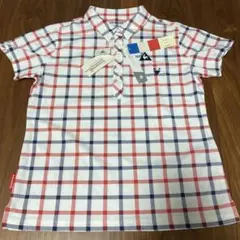 le coq sportif チェック柄 ゴルフシャツ L