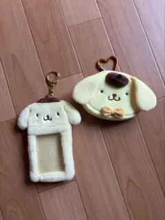 ポムポムプリンポーチ、トレカキーホルダー