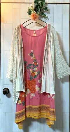 ★Shanti2 シャンティシャンティ チュニックワンピース★ピンクのサムネイル
