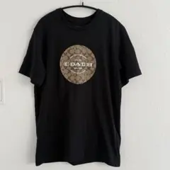 COACH ロゴ サークルプリント Tシャツ ブラックのサムネイル