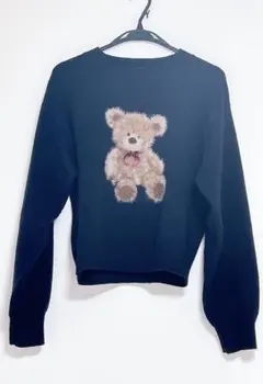 INGNI イング くま 熊 長袖 セーター ニット アニマル柄