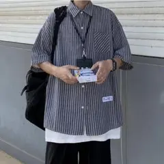 Bestmood ストライプ メンズシャツ XL