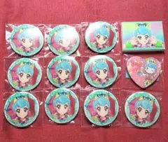 アイカツ　ニーナ　キャンバスボード　缶バッジ　Stage　大衣装展　ハート