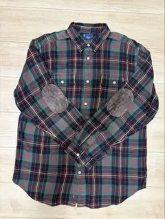 90s〜 Polo by Ralph Lauren ネルシャツ エルボーパッチ