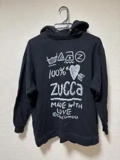 ZUCCa Chocomoo Mサイズ コラボ パーカー ブラック